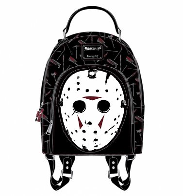 Loungefly Friday The 13th Jason Mask Mini Backpack Loungefly Friday The 13th Jason Mask Mini Backpack