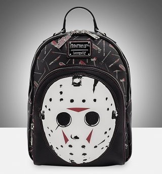 Loungefly Friday The 13th Jason Mask Mini Backpack Loungefly Friday The 13th Jason Mask Mini Backpack