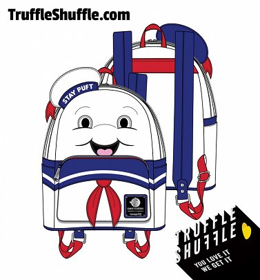 Loungefly Ghostbusters Stay Puft Marshmallow Man Mini Backpack Loungefly Ghostbusters Stay Puft Marshmallow Man Mini Backpack