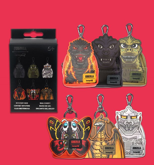 Loungefly Godzilla Mystery Mini Backpack Keychain Charm