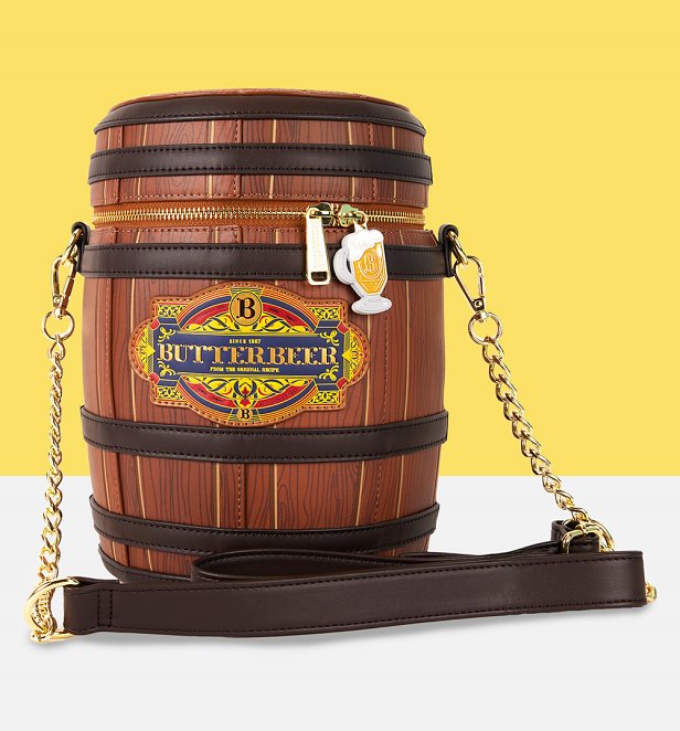 Loungefly Harry Potter Butterbeer Barrel Figural Crossbody Bag Loungefly Harry Potter Butterbeer Barrel Figural Crossbody Bag