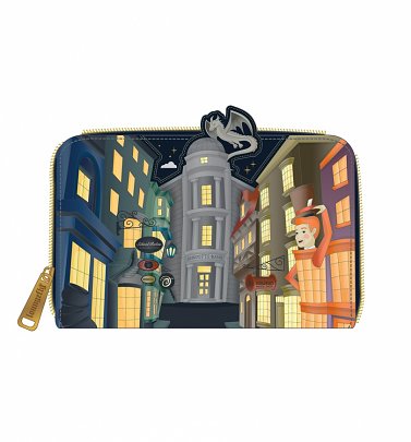 Loungefly Harry Potter Diagon Alley Zip Around Wallet Loungefly Harry Potter Diagon Alley Zip Around Wallet