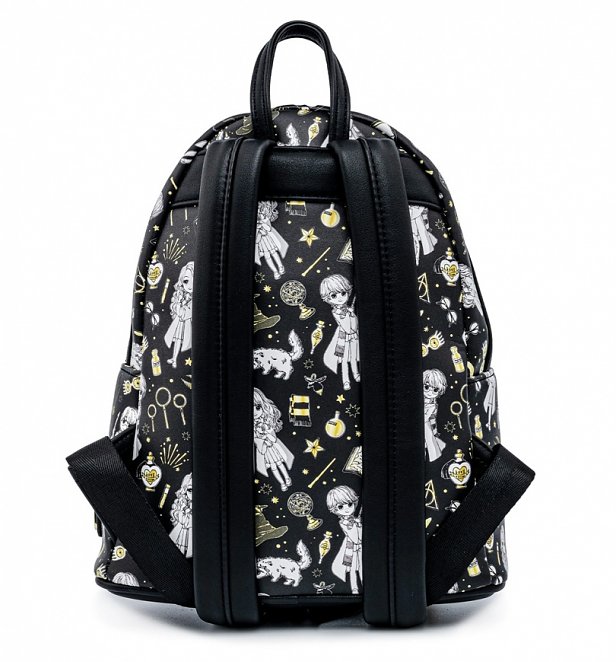 loungefly harry potter magical creatures mini backpack