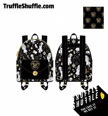 Loungefly Harry Potter Magical Elements All Over Print Mini Backpack Loungefly Harry Potter Magical Elements All Over Print Mini Backpack