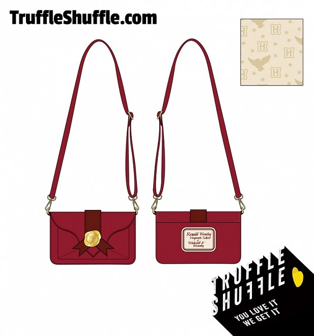 Loungefly Harry Potter Ron Weasley Howler Mail Crossbody Bag Loungefly Harry Potter Ron Weasley Howler Mail Crossbody Bag
