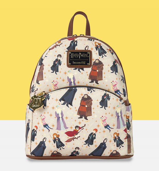 Loungefly Harry Potter Spring All Over Print Mini Backpack Loungefly Harry Potter Spring All Over Print Mini Backpack