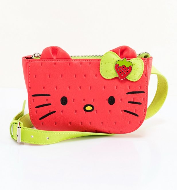 Loungefly Hello  Kitty  Strawberry Bum  Bag 