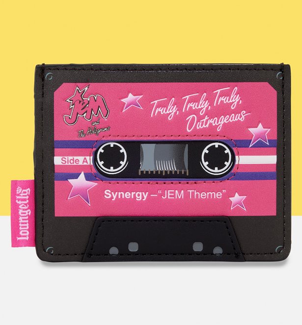 Loungefly Jem And The Holograms Cassette Card Holder Loungefly Jem And The Holograms Cassette Card Holder