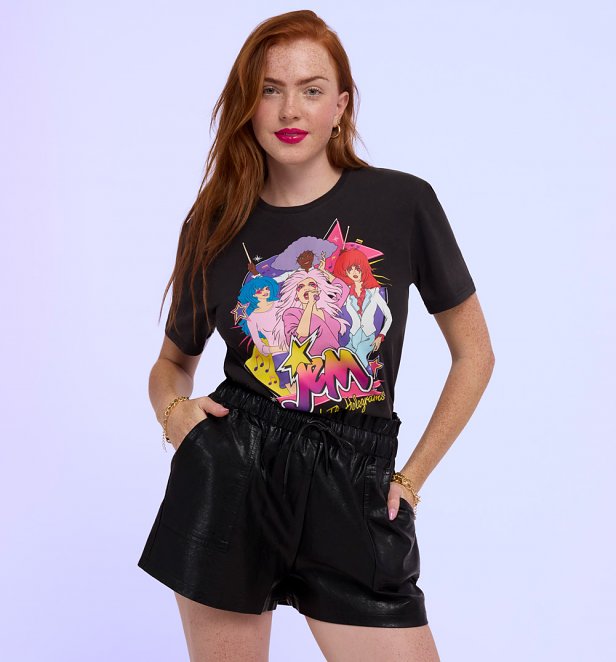 Loungefly Jem And The Holograms Unisex T-Shirt Loungefly Jem And The Holograms Unisex T-Shirt
