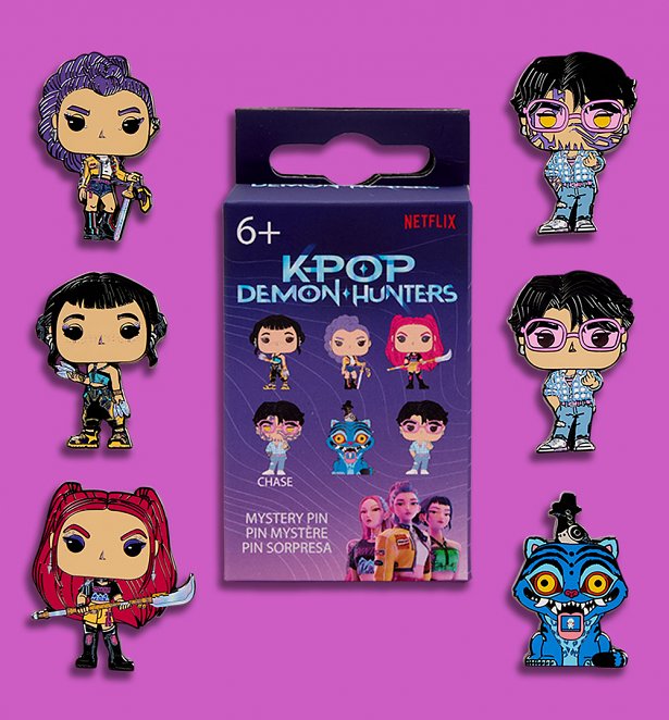 Loungefly KPop Demon Hunters Mystery Box Pin