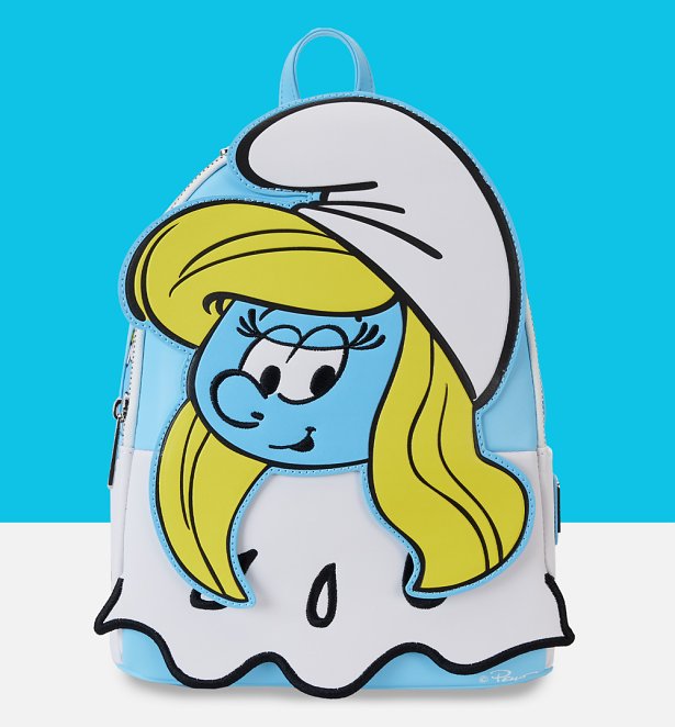 Loungefly Lafig Smurfs Smurfette Cosplay Mini Backpack