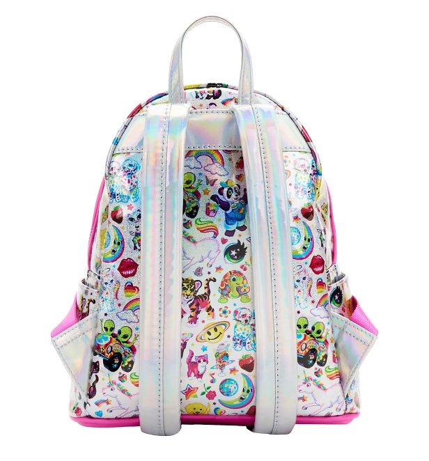 Loungefly Lisa Frank All Over Print Iridescent Mini Backpack