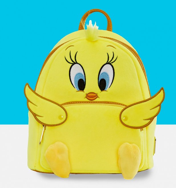 Loungefly Looney Tunes Tweety Plush Mini Backpack