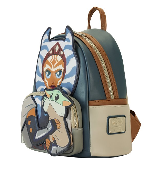 Loungefly Mandalorian Ahsoka Holding Grogu Mini Backpack