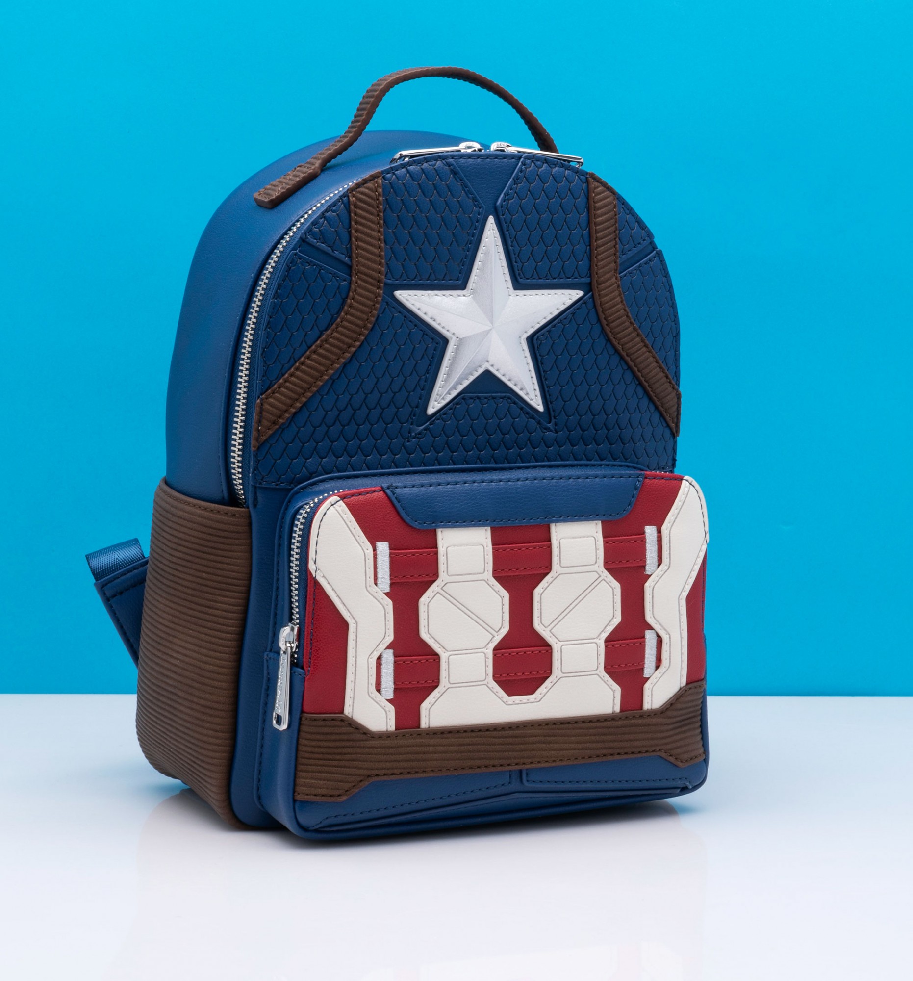 marvel captain america built with herringbone backpack