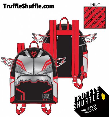 Loungefly Marvel Falcon Wing Cosplay Mini Backpack Loungefly Marvel Falcon Wing Cosplay Mini Backpack