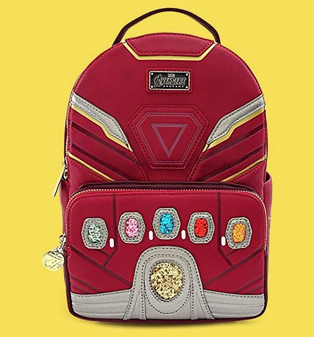 Loungefly Marvel Iron Man Iron Gauntlet Mini Backpack Loungefly Marvel Iron Man Iron Gauntlet Mini Backpack