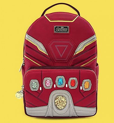 Loungefly Marvel Iron Man Iron Gauntlet Mini Backpack Loungefly Marvel Iron Man Iron Gauntlet Mini Backpack