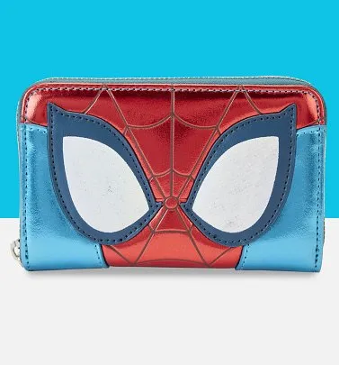 Spider-Man Comic Book Leather Black Wallet with Chain , Marvel Comic Book  Superhero Wallets, UK