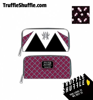Loungefly Marvel Spider Gwen Cosplay Zip Around Wallet Loungefly Marvel Spider Gwen Cosplay Zip Around Wallet