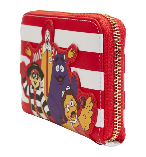 Loungefly McDonalds Ronald And Friends Zip Around Wallet