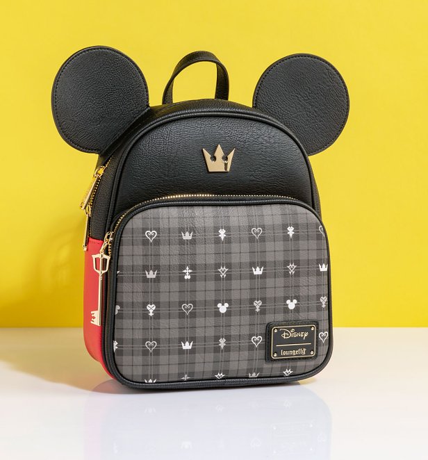 Loungefly Disney Mickey Mouse Kingdom Hearts Mickey Key Convertible Backpack Loungefly Disney Mickey Mouse Kingdom Hearts Mickey Key Convertible Backpack