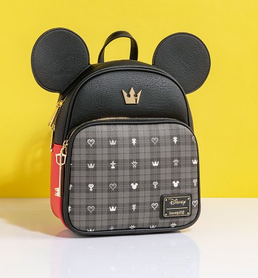 Loungefly Disney Mickey Mouse Kingdom Hearts Mickey Key Convertible Backpack Loungefly Disney Mickey Mouse Kingdom Hearts Mickey Key Convertible Backpack