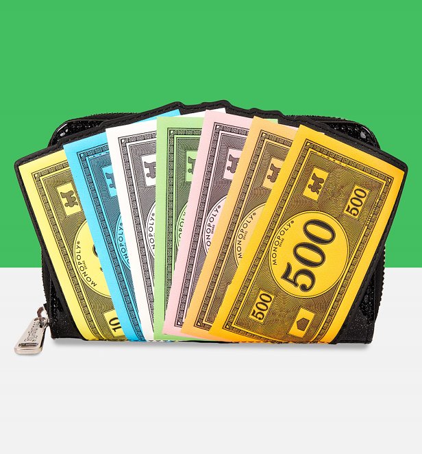 Loungefly Monopoly Money Zip Around Wallet Loungefly Monopoly Money Zip Around Wallet