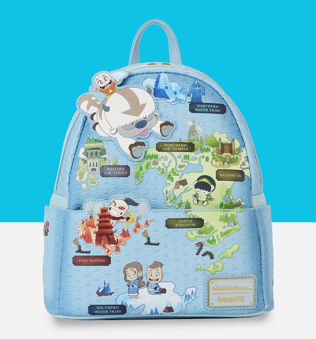 Loungefly Nickelodeon Avatar The Last Airbender Map Mini Backpack