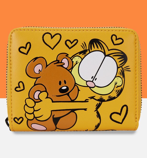 Loungefly Nickelodeon Garfield and Pooky Zip Around Wallet