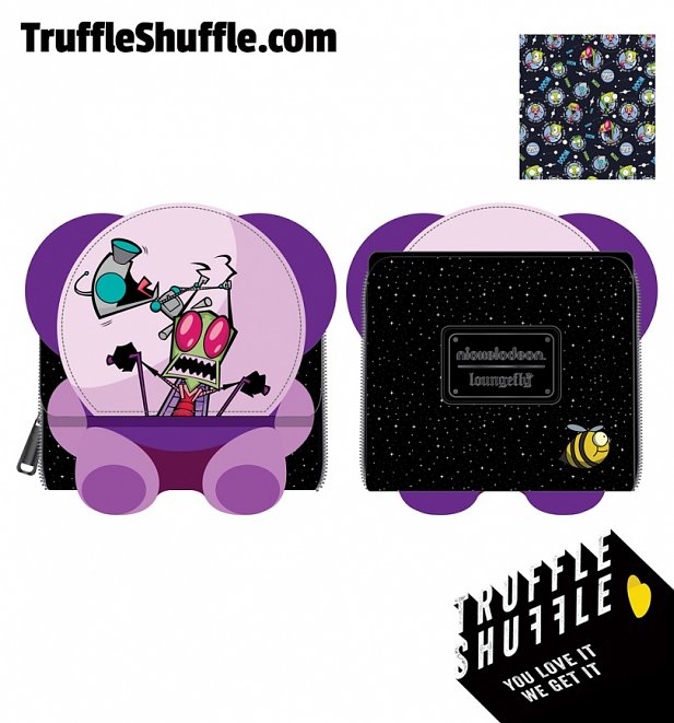 Loungefly Nickelodeon Invader Zim Doom Mobile Tri-fold Wallet Loungefly Nickelodeon Invader Zim Doom Mobile Tri-fold Wallet