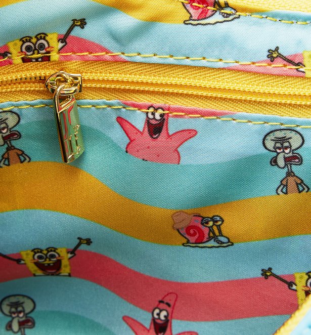 Loungefly Nickelodeon SpongeBob SquarePants Group Shot Crossbody Bag