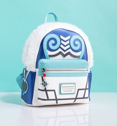 Loungefly Overwatch Mei Cosplay Mini Backpack With Faux Fur Trim Loungefly Overwatch Mei Cosplay Mini Backpack With Faux Fur Trim