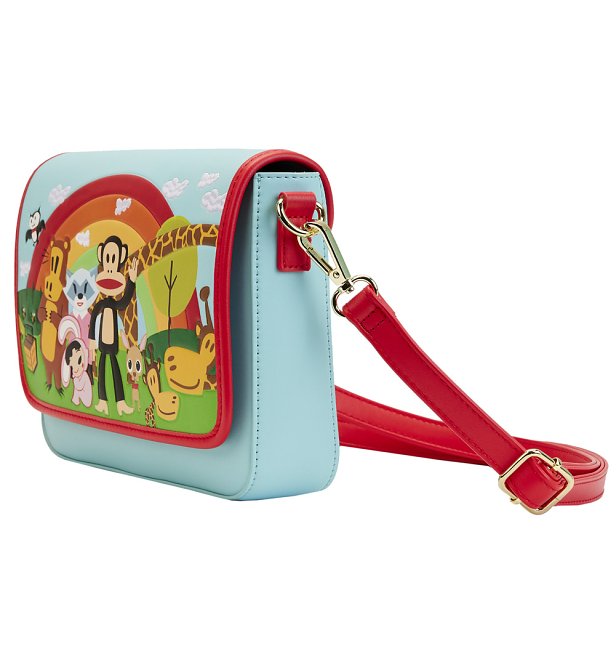 Loungefly Paul Frank Rainbow Group Crossbody Bag