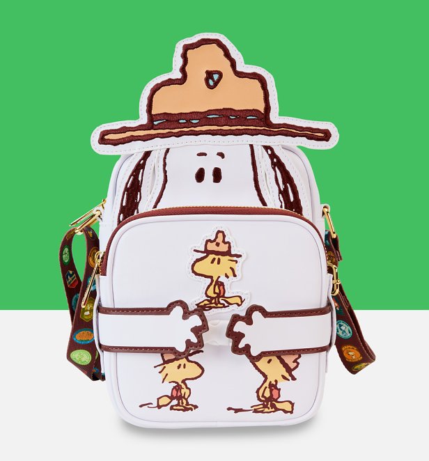 Loungefly Peanuts Snoopy Beagle Scout Crossbuddies Bag