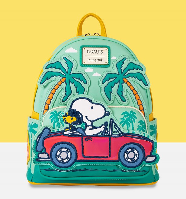 Loungefly Peanuts Snoopy Road Trip Mini Backpack Loungefly Peanuts Snoopy Road Trip Mini Backpack