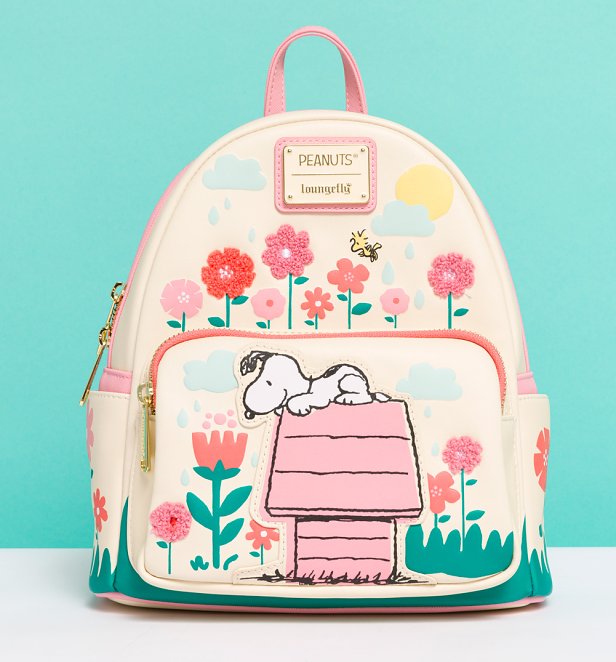 Loungefly Peanuts Snoopy Spring Mini Backpack Loungefly Peanuts Snoopy Spring Mini Backpack