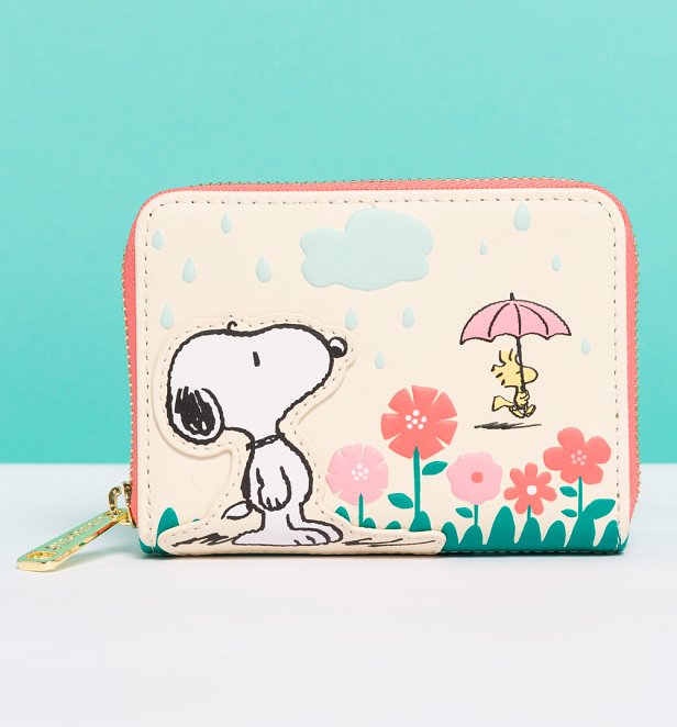 Loungefly Peanuts Snoopy Spring Zip Around Wallet Loungefly Peanuts Snoopy Spring Zip Around Wallet
