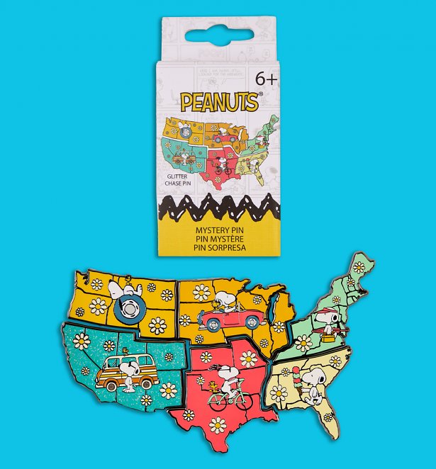 Loungefly Peanuts Snoopy States Map Mystery Pin Loungefly Peanuts Snoopy States Map Mystery Pin