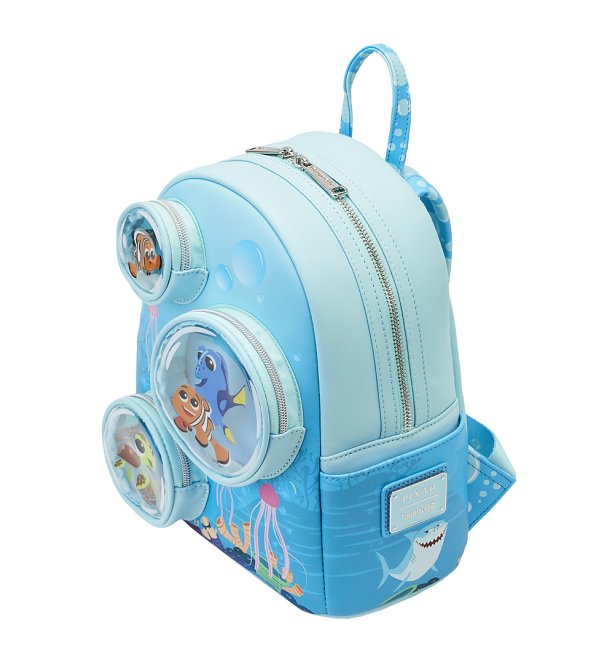 Loungefly Pixar Finding Nemo 20th Anniversary Bubble Pockets Mini Backpack