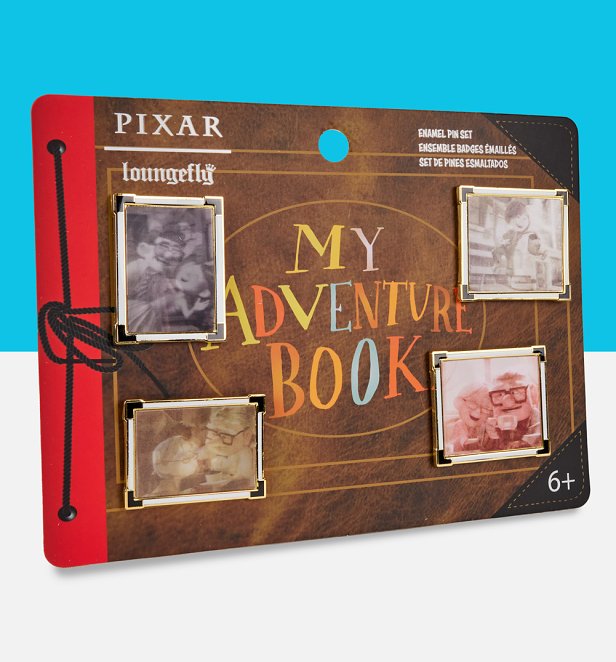 Loungefly Pixar Up 15th Anniversary Adventure Book 4 Piece Pin Set
