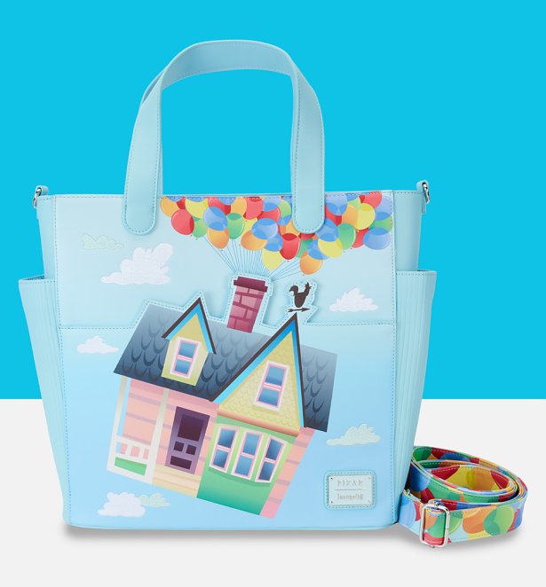 Loungefly Pixar Up 15th Anniversary Convertible Tote Bag