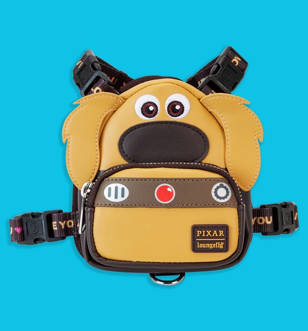 Loungefly Pixar Up 15th Anniversary Dug Cosplay Mini Backpack Harness Large