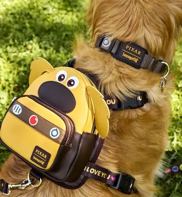 Loungefly Pixar Up 15th Anniversary Dug Cosplay Mini Backpack Harness Medium