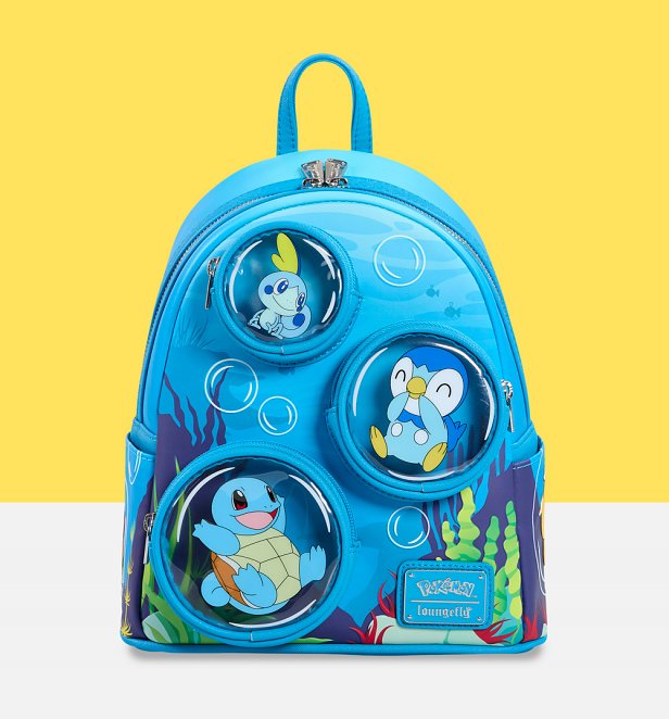 Loungefly Pokemon Bubbles Water Pokemon Mini Backpack Loungefly Pokemon Bubbles Water Pokemon Mini Backpack