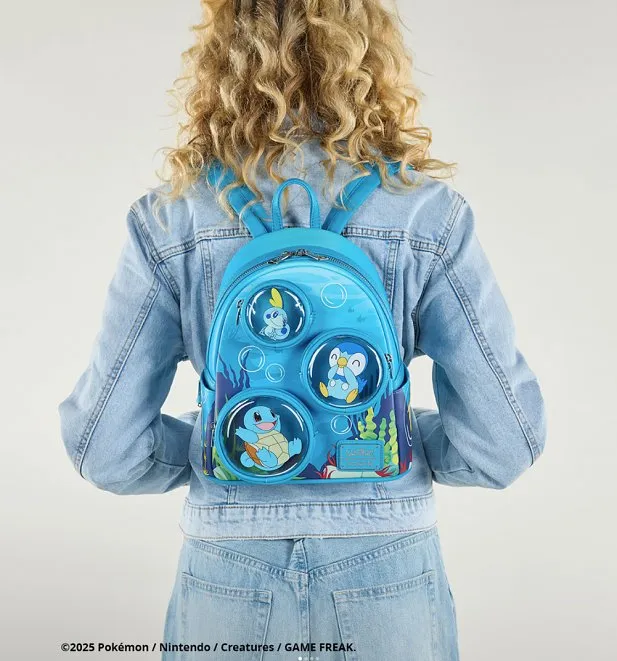 Loungefly Pokemon Bubbles Water Pokemon Mini Backpack