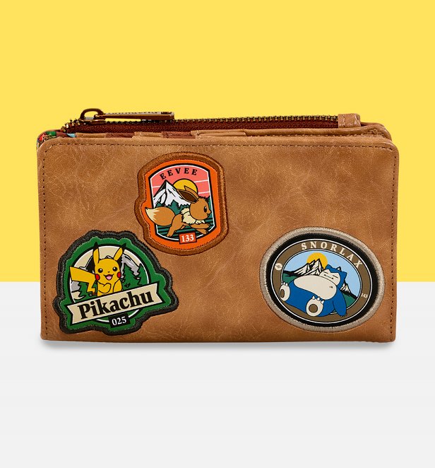 Loungefly Pokemon Camper Patches Wallet Loungefly Pokemon Camper Patches Wallet