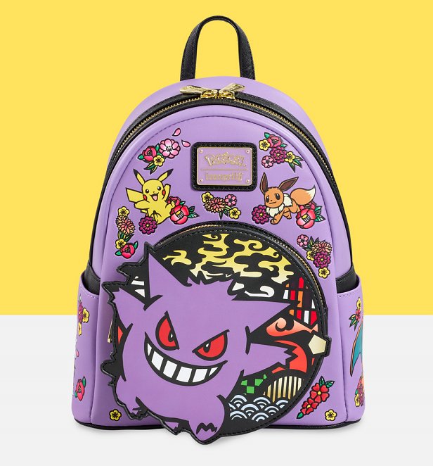 Loungefly Pokemon Embroidered Wagara Mini Backpack Loungefly Pokemon Embroidered Wagara Mini Backpack