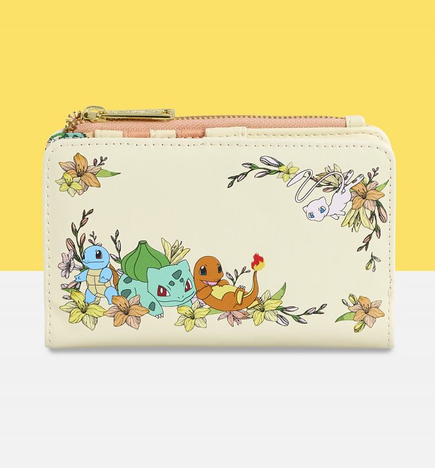 Loungefly Pokemon Mew & Kanto Starters Flap Wallet Loungefly Pokemon Mew & Kanto Starters Flap Wallet