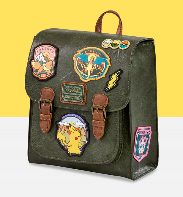 Loungefly Pokemon Patches Mini Backpack